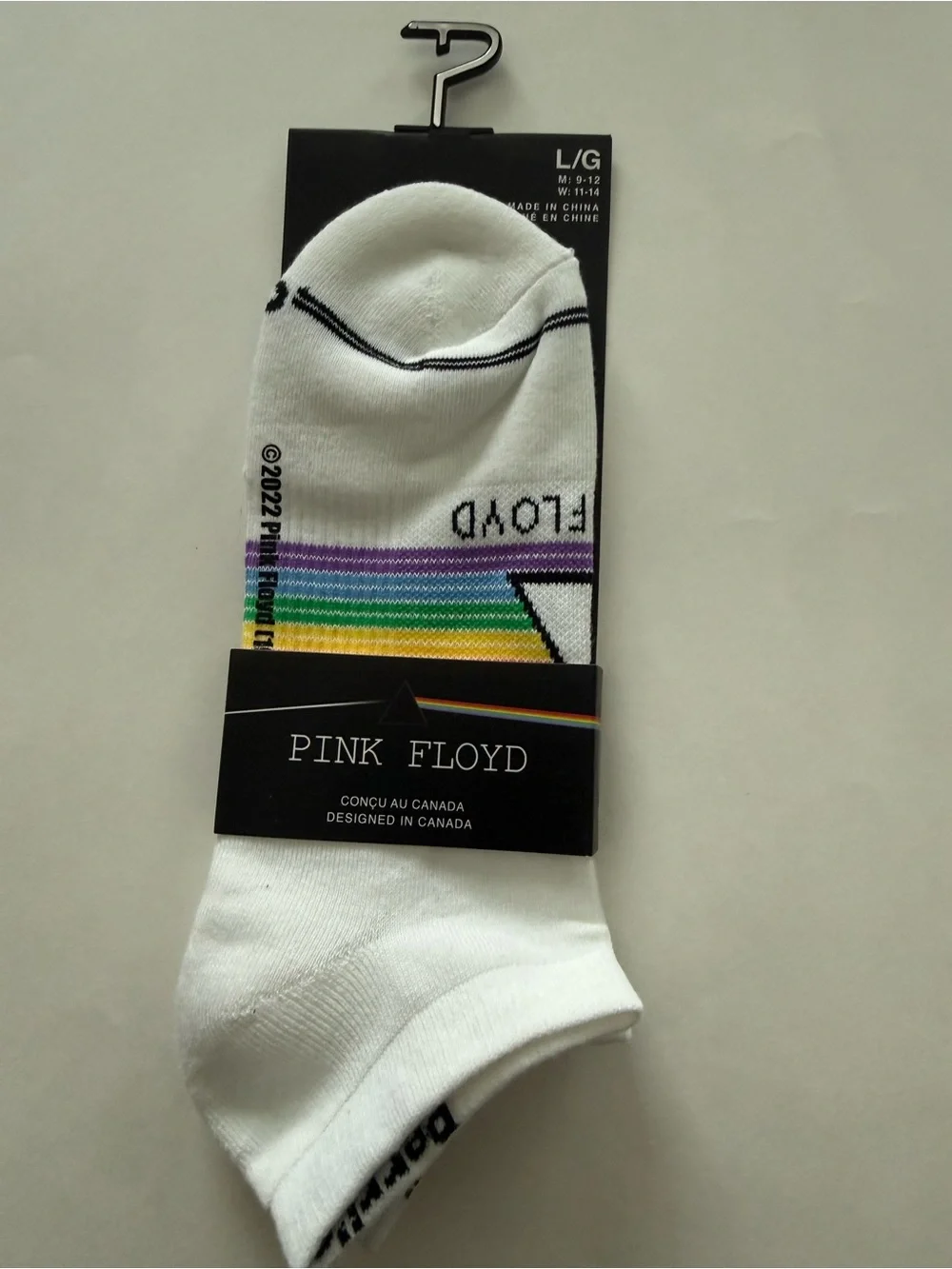 Pink Floyd socks Fits Men’s Shoe Size 9-12 Women’s Shoe Size 11-14